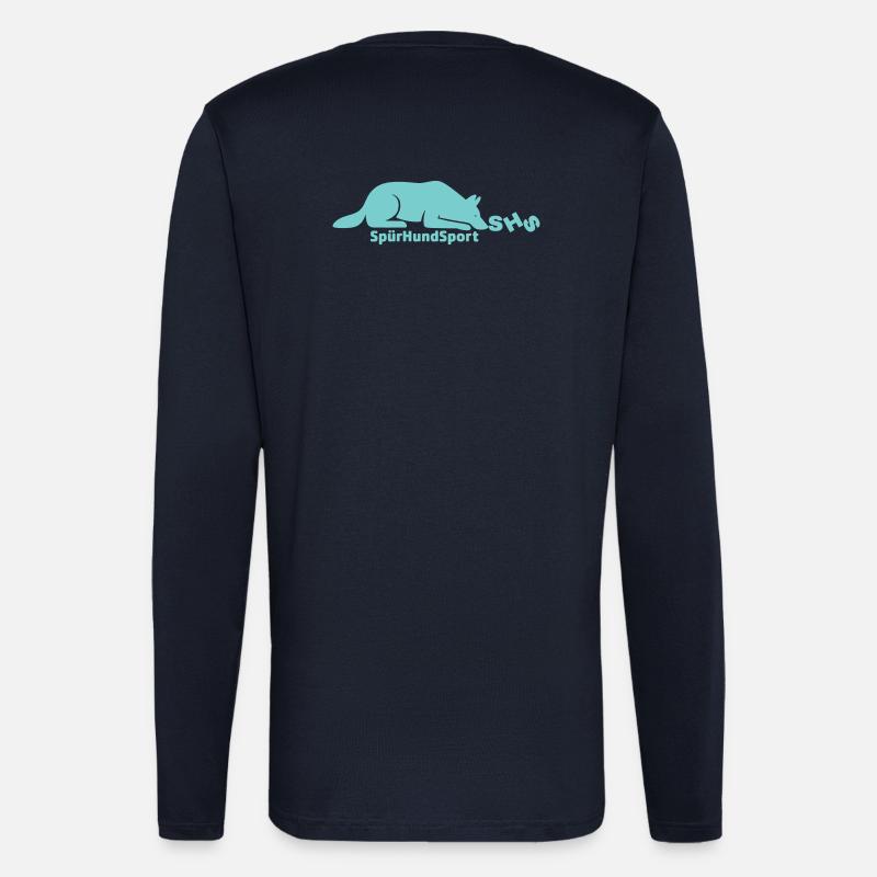 SHS Logo mint - Langarmshirt - made by SPREAD  - DARK NAVY