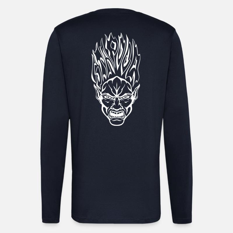 Stapooa dämon1 - Langarmshirt - made by SPREAD  - DARK NAVY