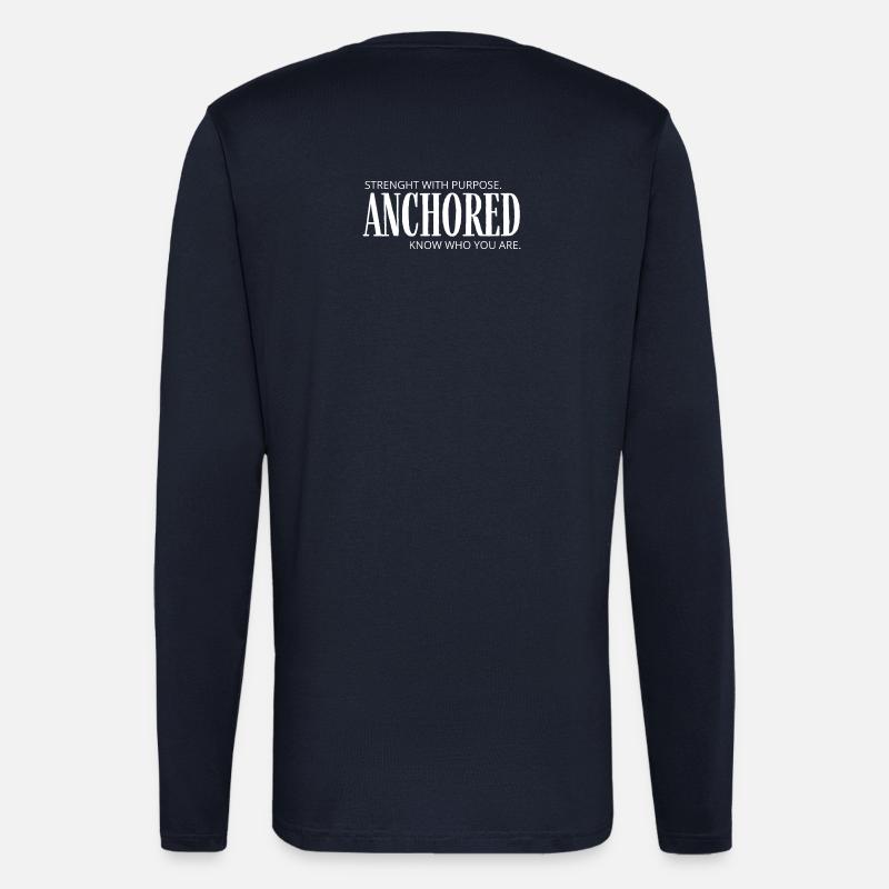 VERANKERT - Langarmshirt - made by SPREAD  - DARK NAVY