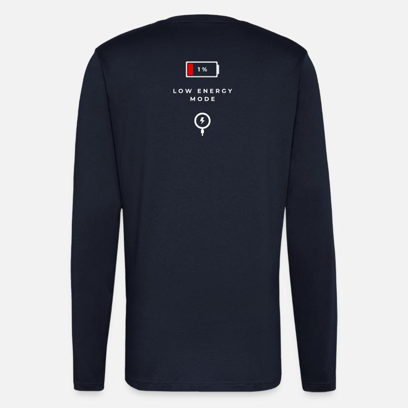 Low Energy Mode Graphics - Longsleeve - made by SPREAD  - DARK NAVY