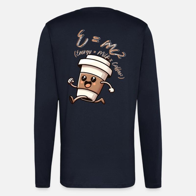 E-mc2 - Longsleeve - made by SPREAD  - DARK NAVY