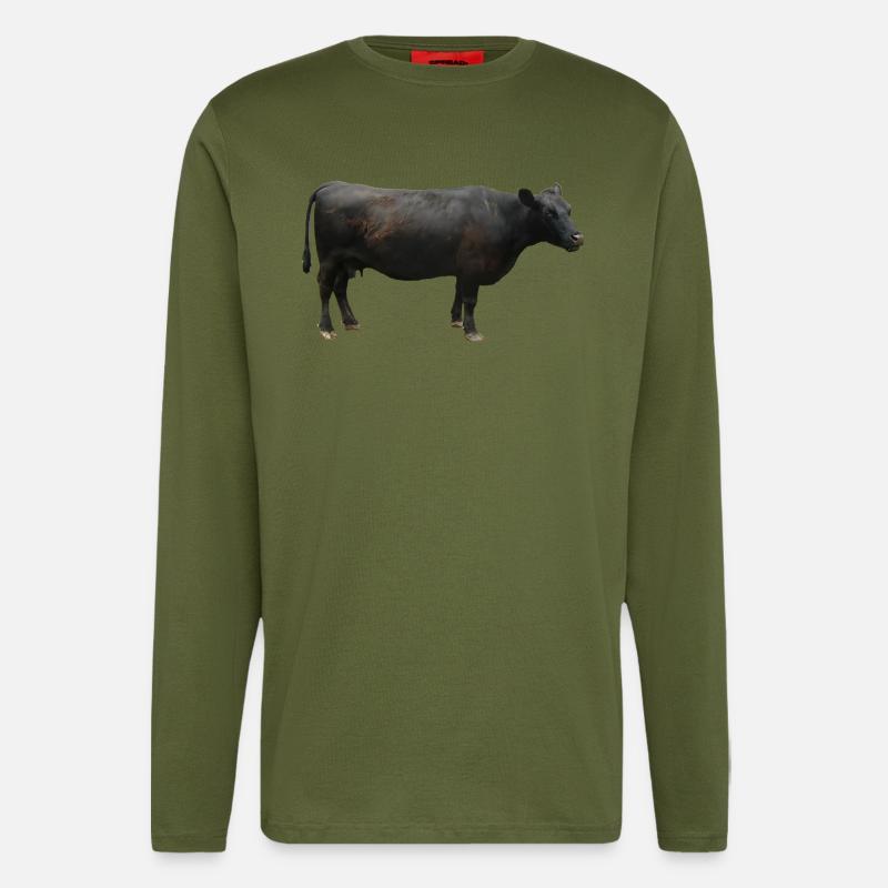 Beef black - Longsleeve - made by SPREAD  - MOSS GREEN