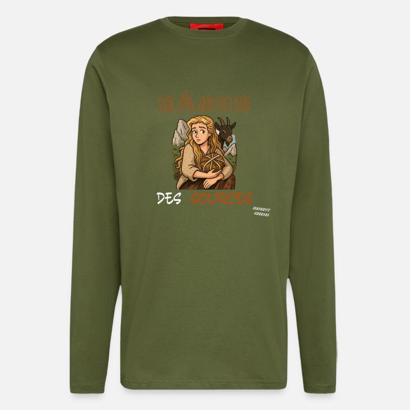 BANON_DES_SOURCES - Langarmshirt - made by SPREAD  - MOSS GREEN