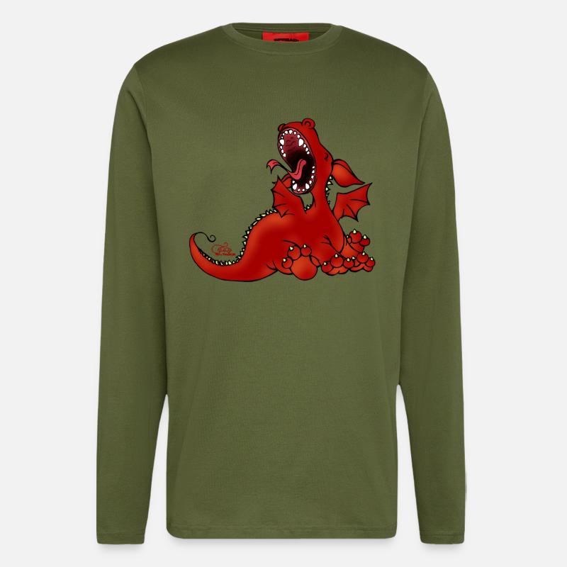 Good Morgääääähn! - Longsleeve - made by SPREAD  - MOSS GREEN