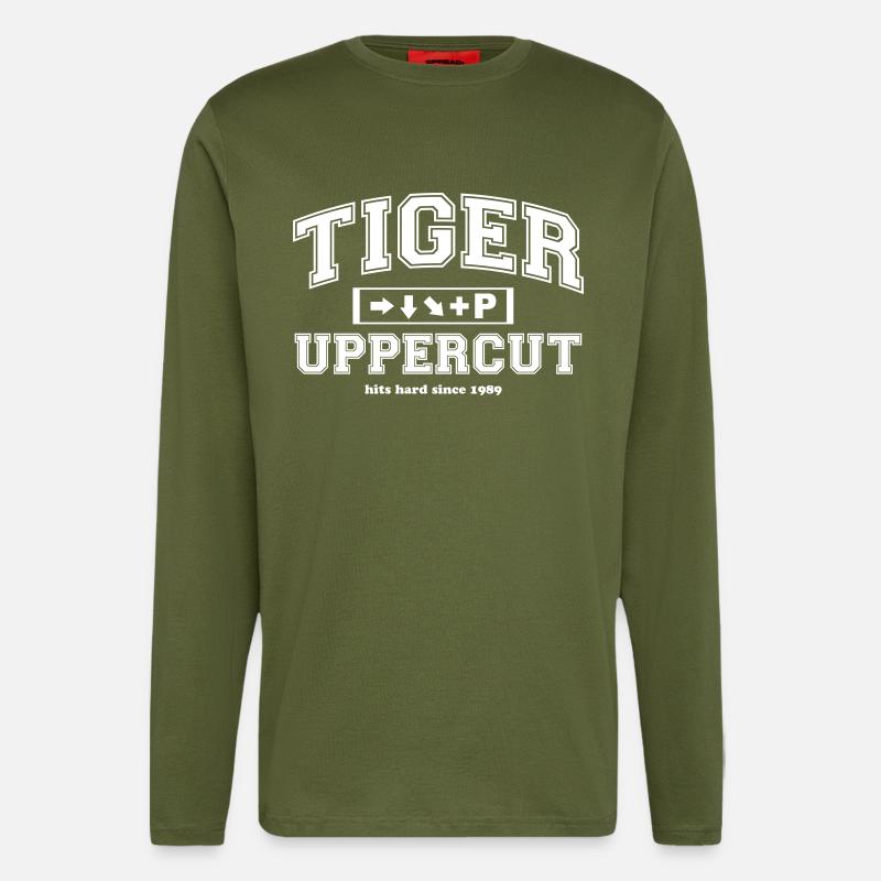 Tiger Uppercut University - Langarmshirt - made by SPREAD  - MOSS GREEN