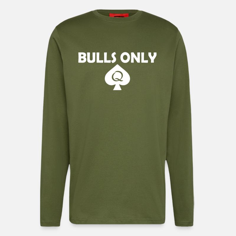 Bulls only - Langarmshirt - made by SPREAD  - MOSS GREEN