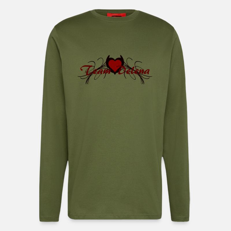 team delena - Langarmshirt - made by SPREAD  - MOSS GREEN