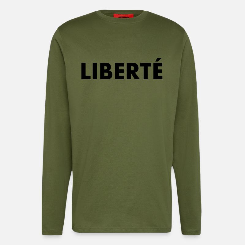 Liberté - Langarmshirt - made by SPREAD  - MOSS GREEN
