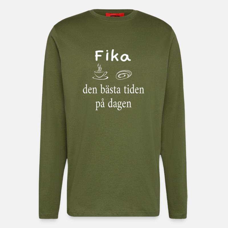 fika - Longsleeve - made by SPREAD  - MOSS GREEN