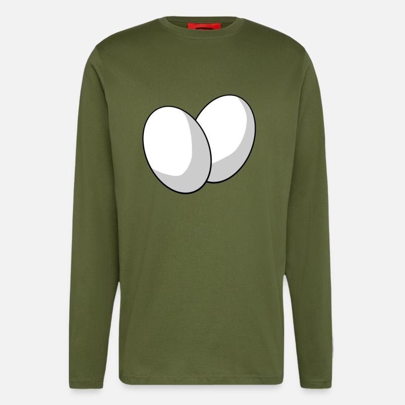 Eier - Langarmshirt - made by SPREAD  - MOSS GREEN
