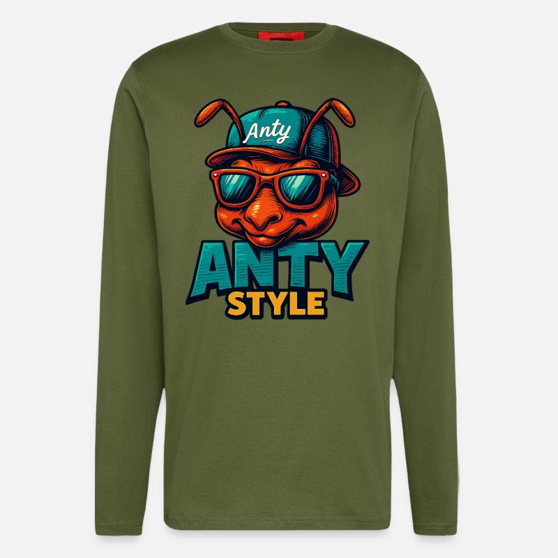 Anty Style - Langarmshirt - made by SPREAD  - MOSS GREEN
