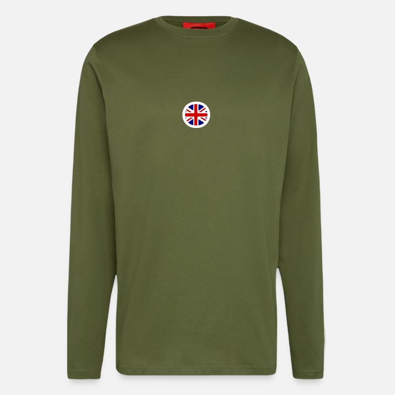 Union Jack - Longsleeve - made by SPREAD  - MOSS GREEN