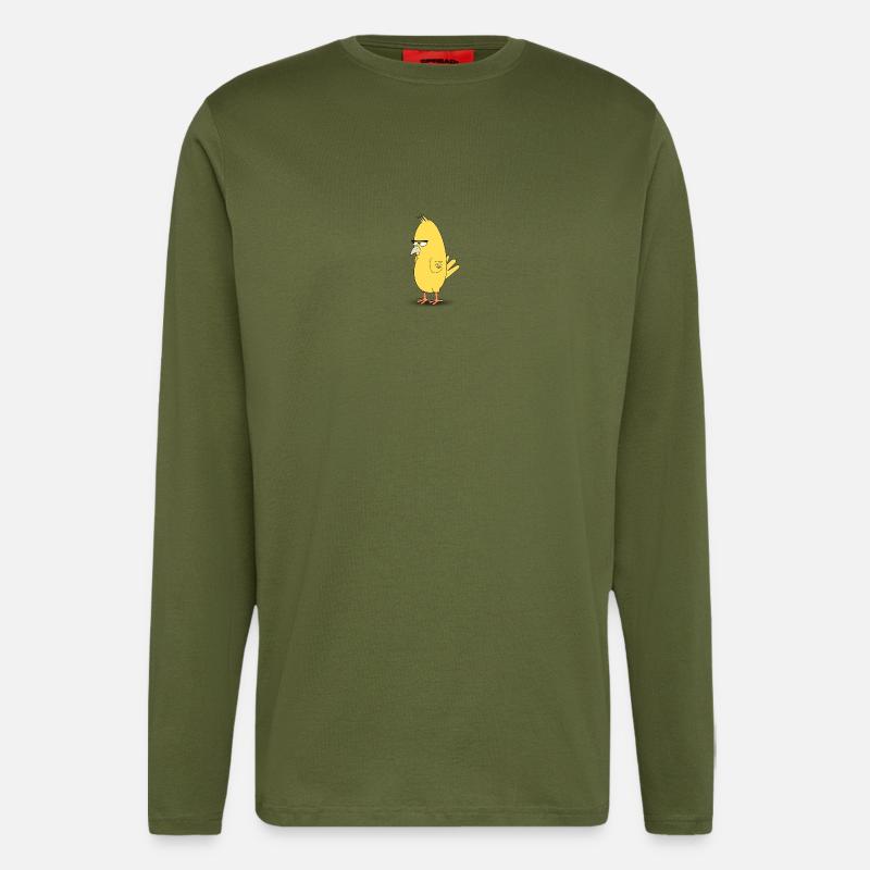 Angry Bird - Langarmshirt - made by SPREAD  - MOSS GREEN