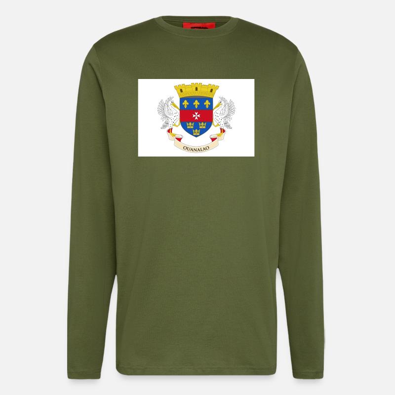 Saint Barthélemy - Langarmshirt - made by SPREAD  - MOSS GREEN