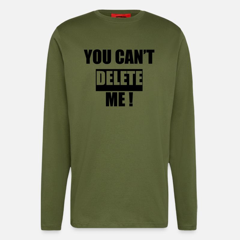 löschen - Langarmshirt - made by SPREAD  - MOSS GREEN