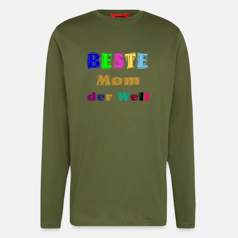 Beste Mutter der Welt - Langarmshirt - made by SPREAD  - MOSS GREEN