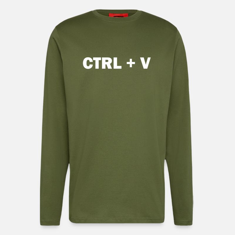 ctrl v - Langarmshirt - made by SPREAD - MOSS GREEN