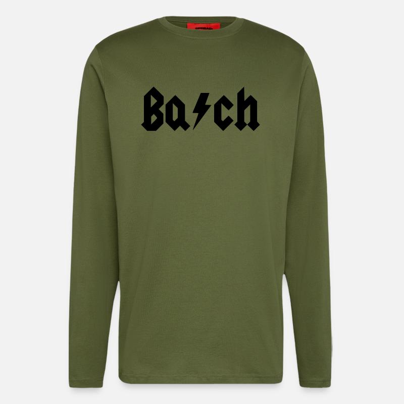 BACH! Geschenk Idee - Langarmshirt - made by SPREAD  - MOSS GREEN