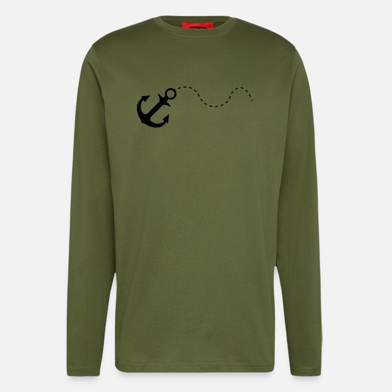 anker black - Langarmshirt - made by SPREAD  - MOSS GREEN