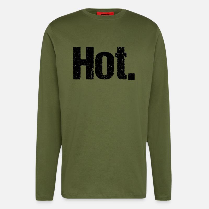 Hot. - Langarmshirt - made by SPREAD  - MOSS GREEN