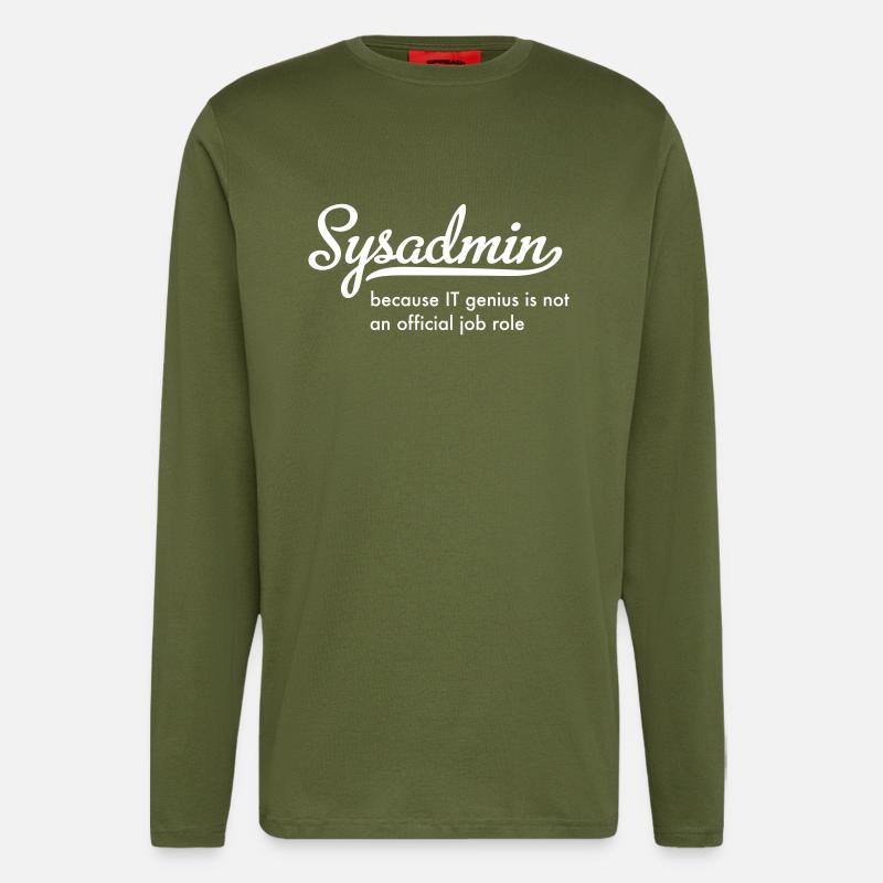 System administrator - Longsleeve - made by SPREAD  - MOSS GREEN