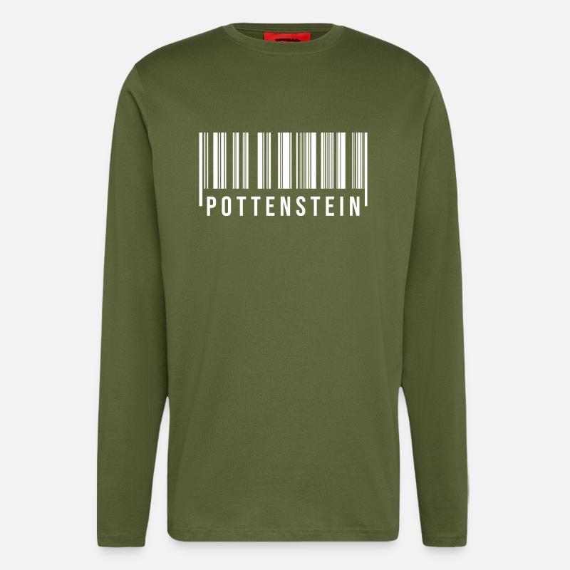 Pottenstein Bayern - Langarmshirt - made by SPREAD  - MOSS GREEN