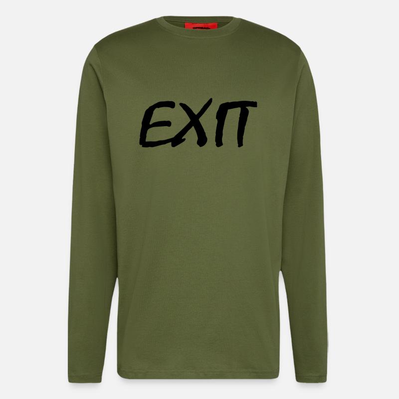 Exit - Longsleeve - made by SPREAD  - MOSS GREEN