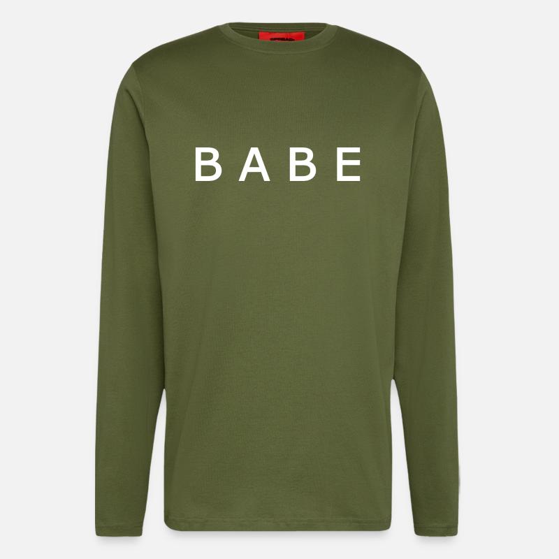 Babe - Langarmshirt - made by SPREAD - MOSS GREEN