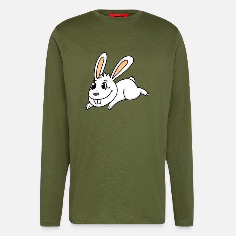Rabbit easter - Longsleeve - made by SPREAD  - MOSS GREEN