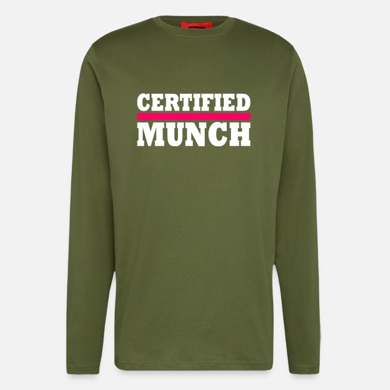 Certified munch - Langarmshirt - made by SPREAD  - MOSS GREEN
