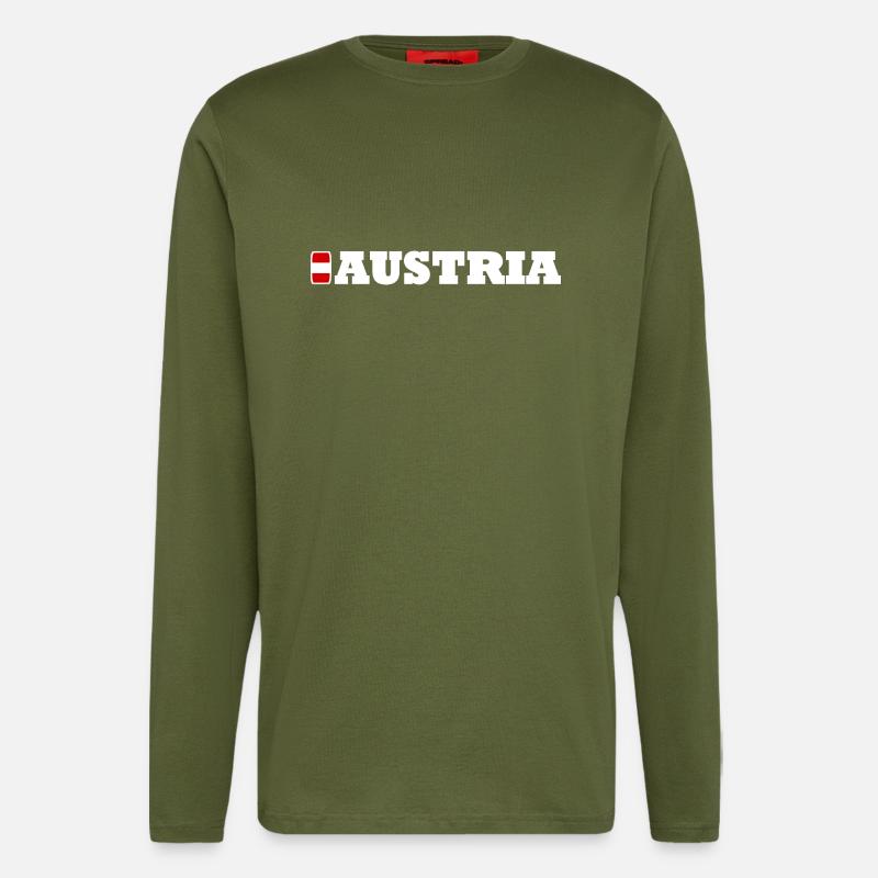 Austria / Austria - Longsleeve - made by SPREAD - MOSS GREEN