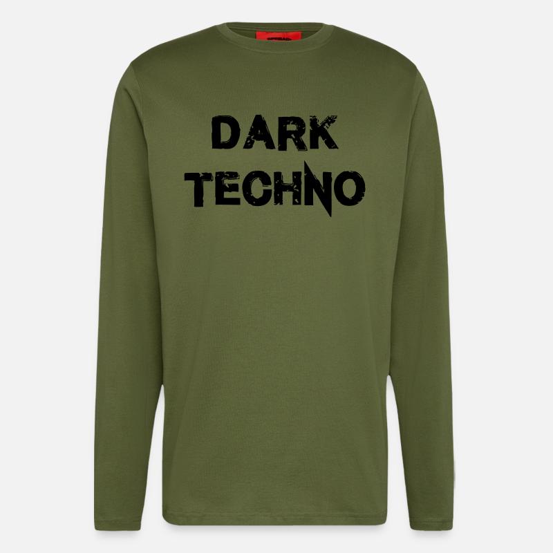 Dark Techno 2.0 - Langarmshirt - made by SPREAD  - MOSS GREEN