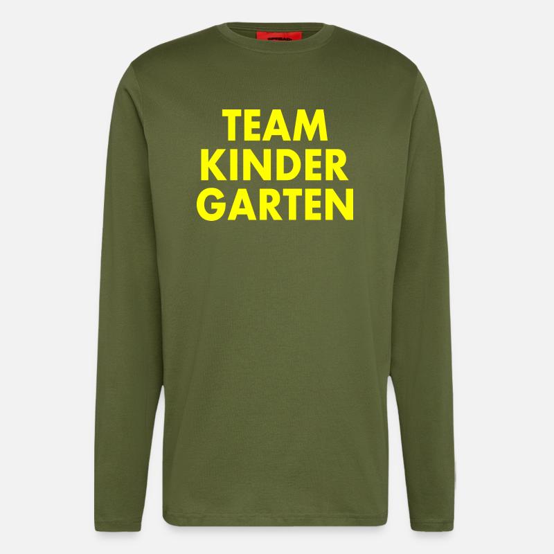 Team kindergarten - Langarmshirt - made by SPREAD  - MOSS GREEN
