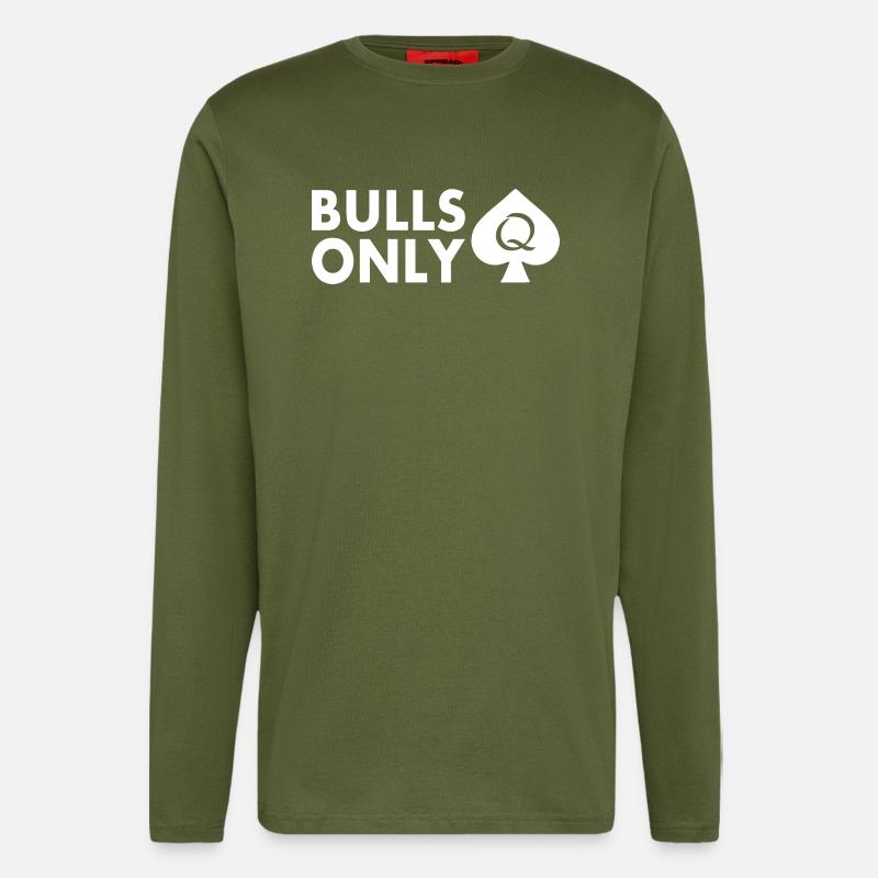 Bulls only - Langarmshirt - made by SPREAD  - MOSS GREEN