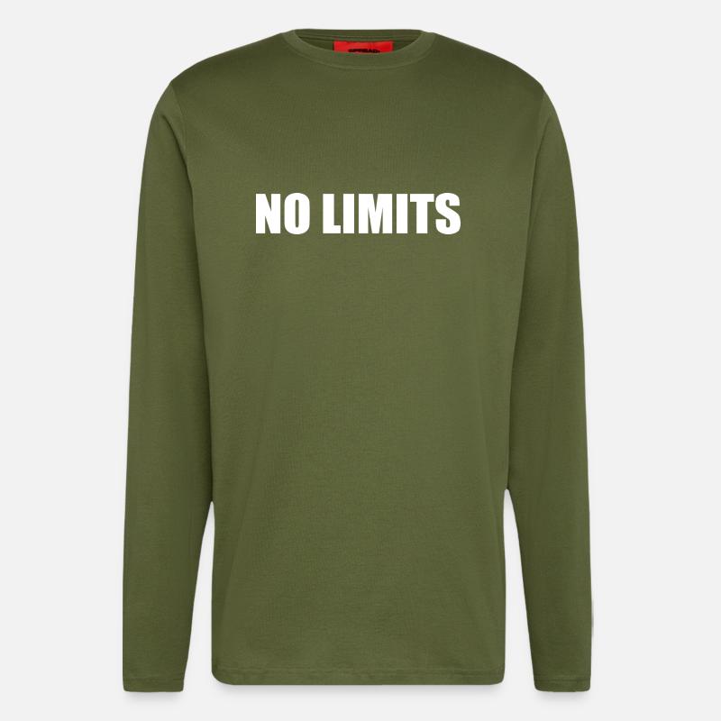 No limits - Longsleeve - made by SPREAD  - MOSS GREEN