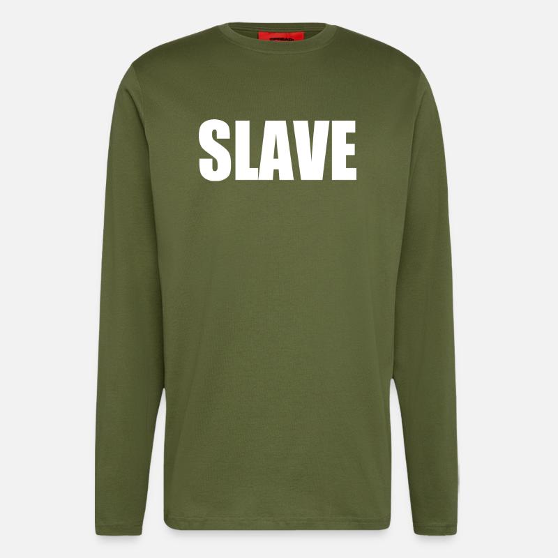 Slave - Langarmshirt - made by SPREAD  - MOSS GREEN