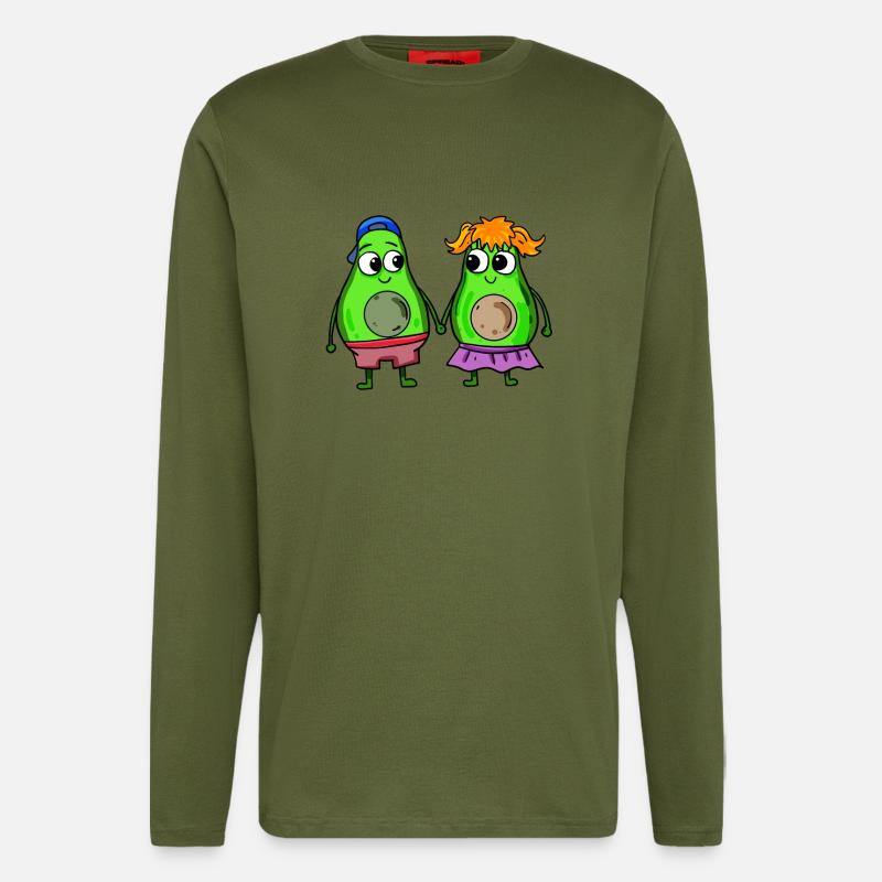 Avocado pair - Longsleeve - made by SPREAD  - MOSS GREEN