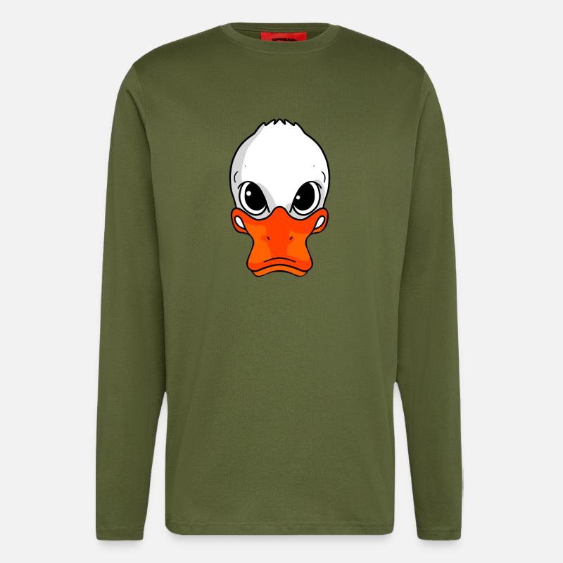 Evil Duck - Longsleeve - made by SPREAD  - MOSS GREEN