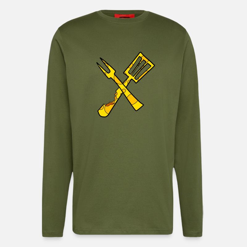 Käse Koch - Langarmshirt - made by SPREAD  - MOSS GREEN