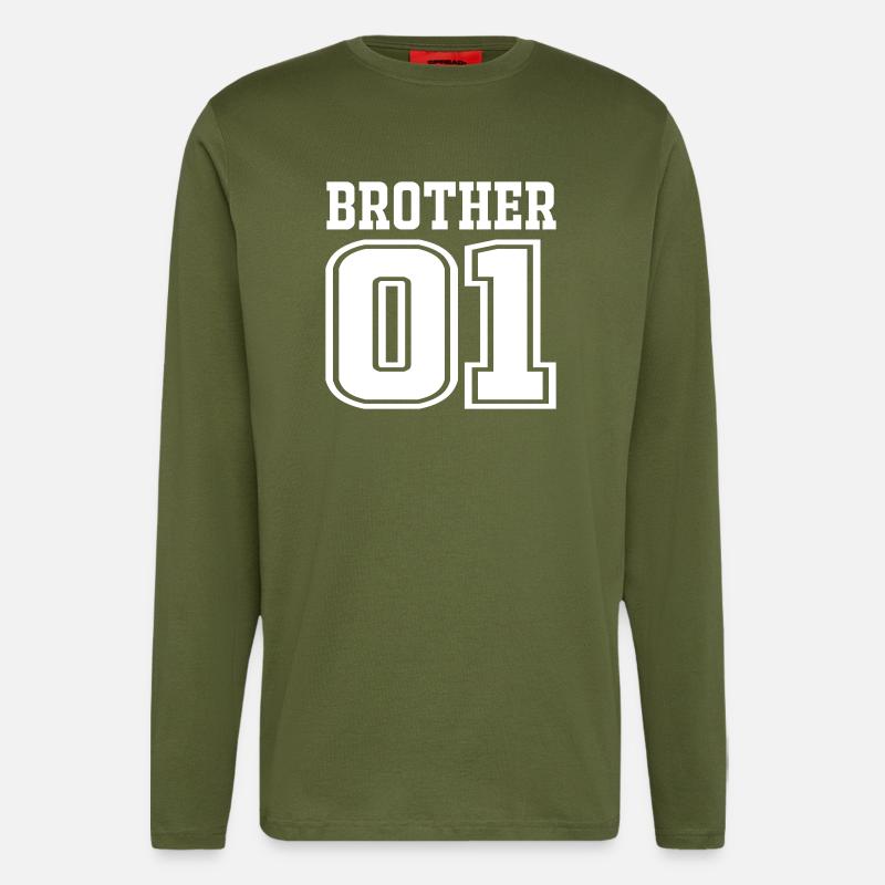brother - Langarmshirt - made by SPREAD  - MOSS GREEN