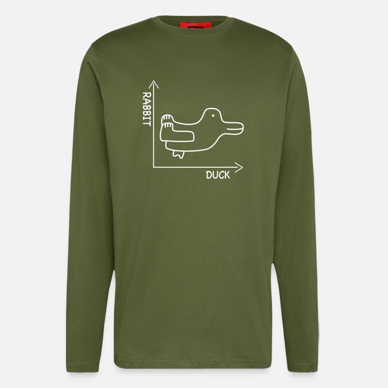 optical Ilusion - Longsleeve - made by SPREAD  - MOSS GREEN