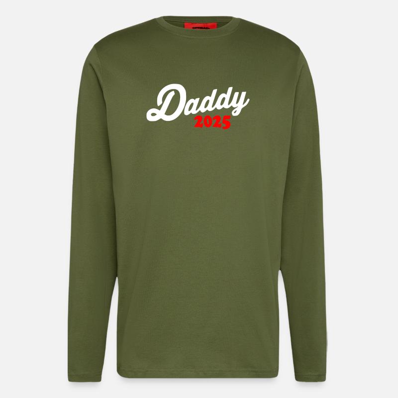 Daddy 2025 - dad 2025 - Longsleeve - made by SPREAD  - MOSS GREEN