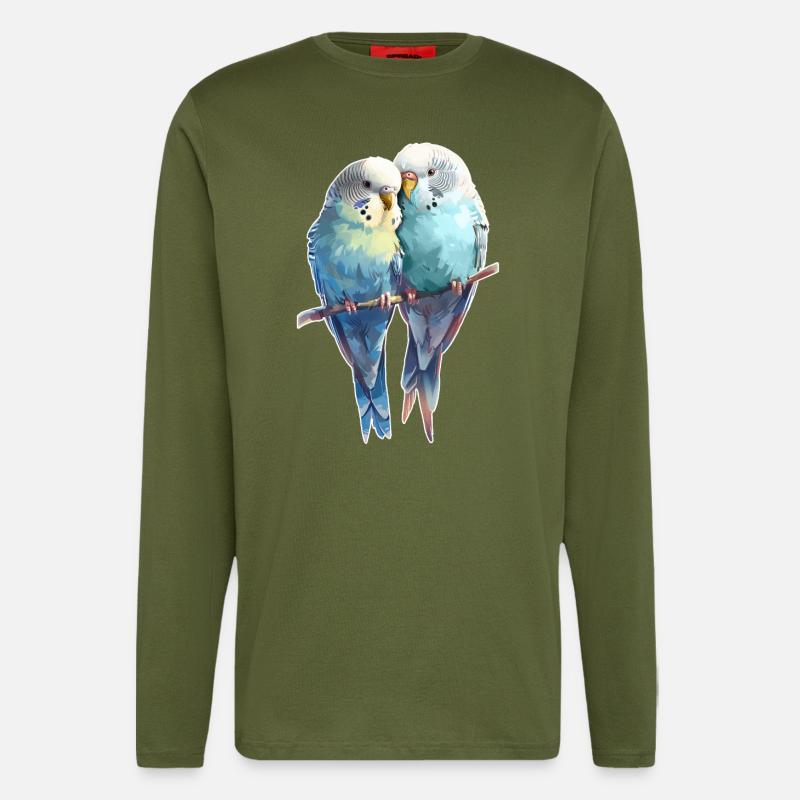 Budgie pair - Longsleeve - made by SPREAD  - MOSS GREEN