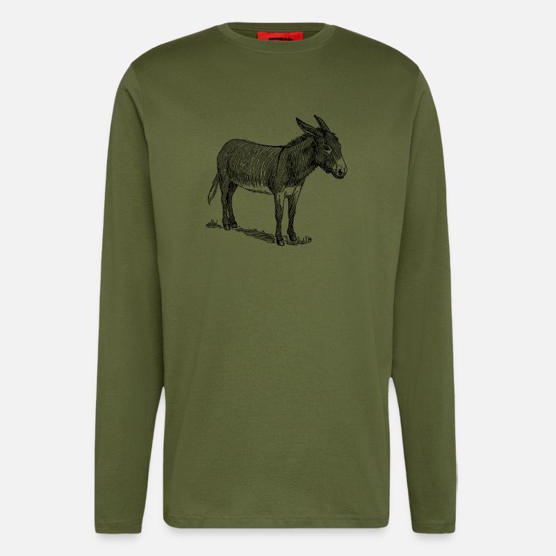 ass - Longsleeve - made by SPREAD  - MOSS GREEN