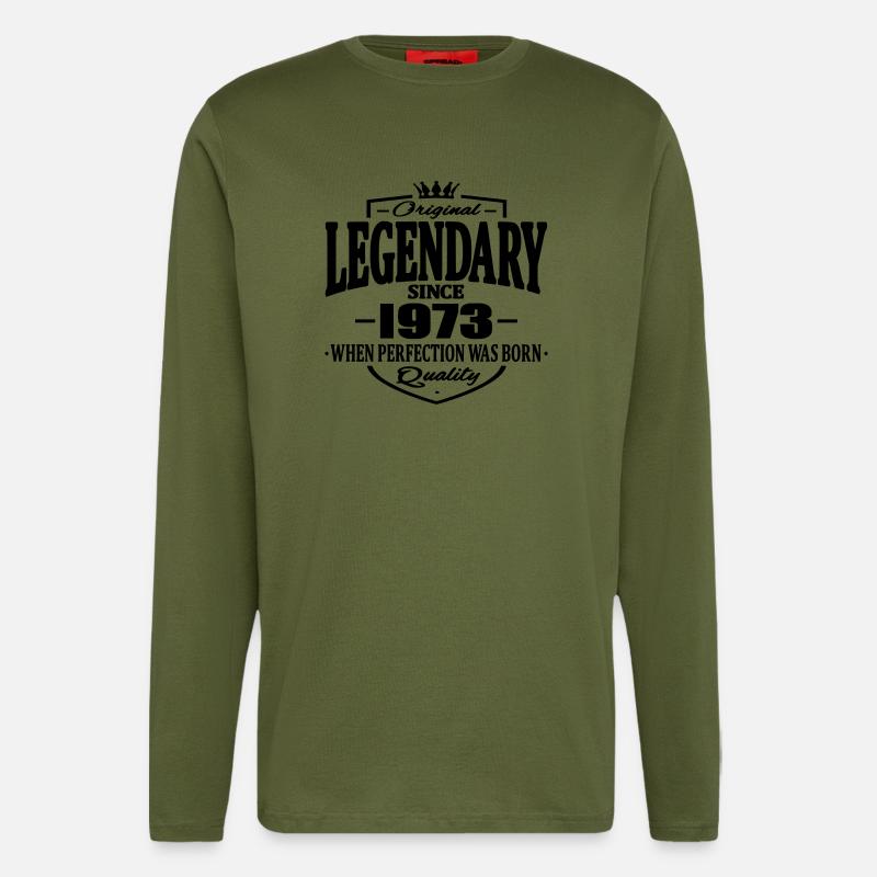 Legendär seit 1973 - Langarmshirt - made by SPREAD  - MOSS GREEN
