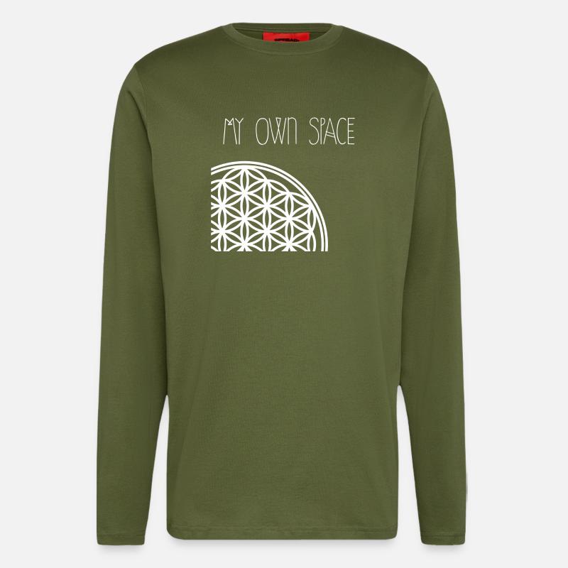Space 19 - Longsleeve - made by SPREAD  - MOSS GREEN
