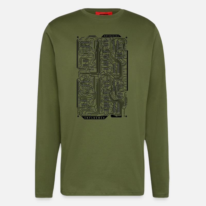 Artificial Influence - Longsleeve - made by SPREAD  - MOSS GREEN