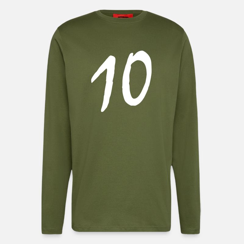 10 - Langarmshirt - made by SPREAD  - MOSS GREEN
