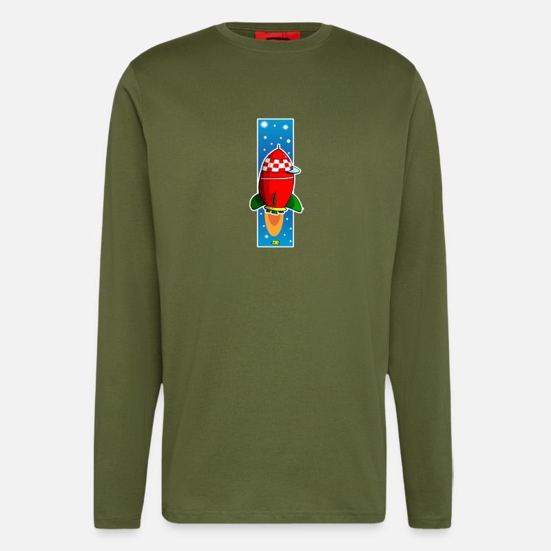 Rocket copy2 - Longsleeve - made by SPREAD  - MOSS GREEN
