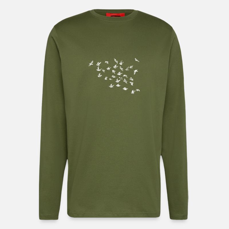 Vogel - Langarmshirt - made by SPREAD  - MOSS GREEN